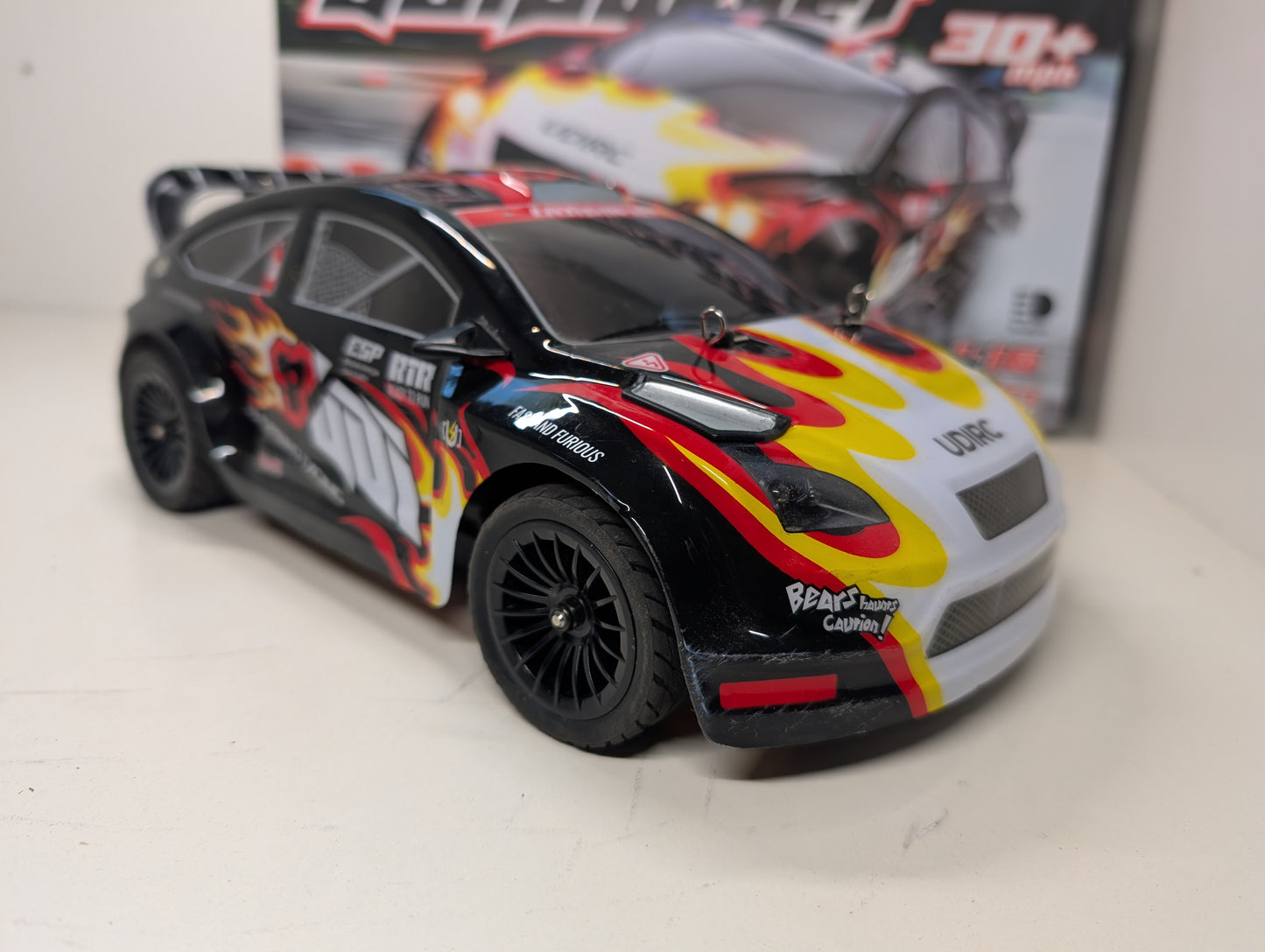 UDIRC 4wd Brushless Ford Focus Radio Controlled Rally Car 1/16 Scale - 30+mph