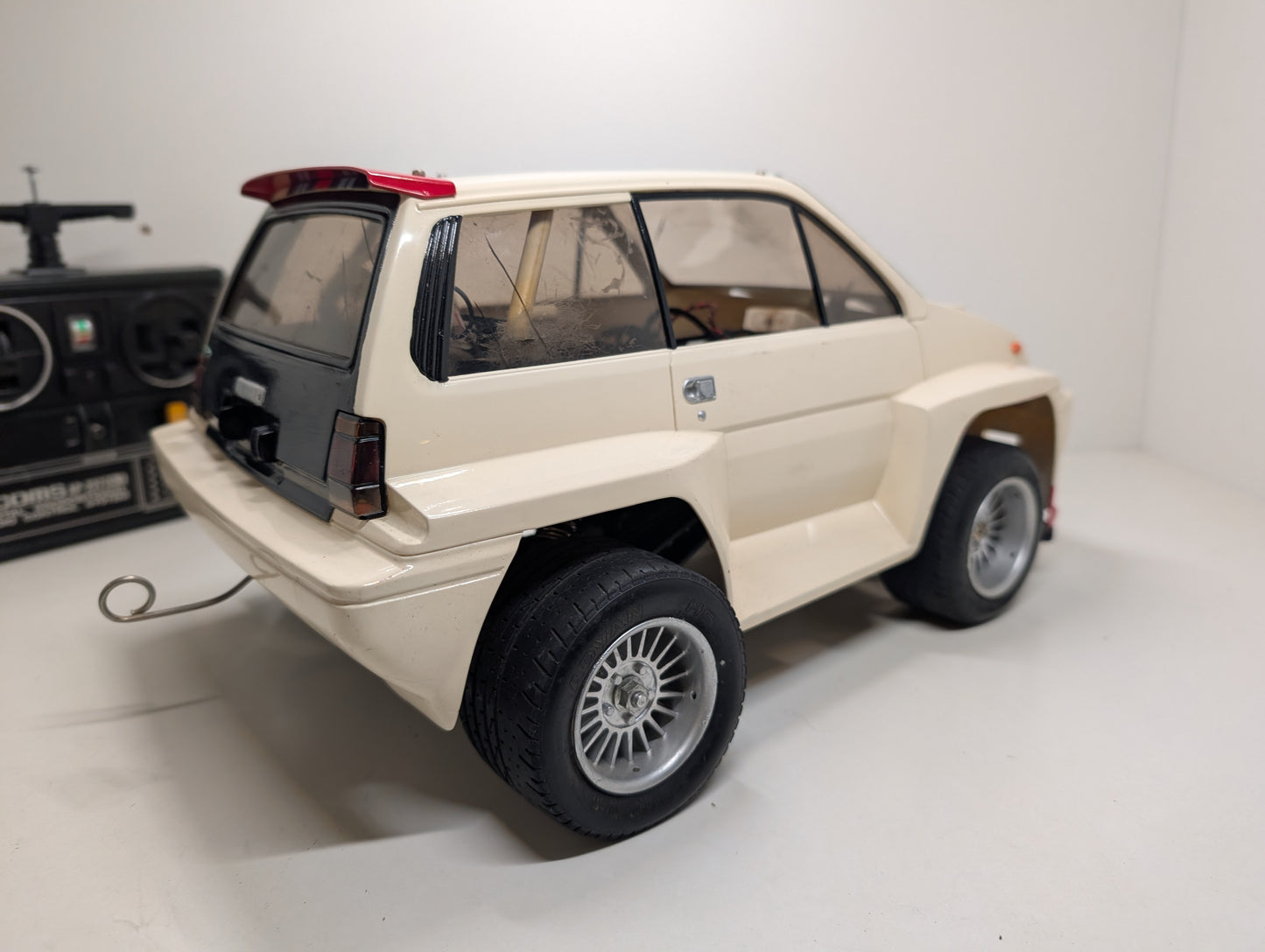 1983 Tamiya Willy's Wheeler Honda City Turbo 1/10 RC Car, Radio and Manual 5839 58039 - Very very rare Car