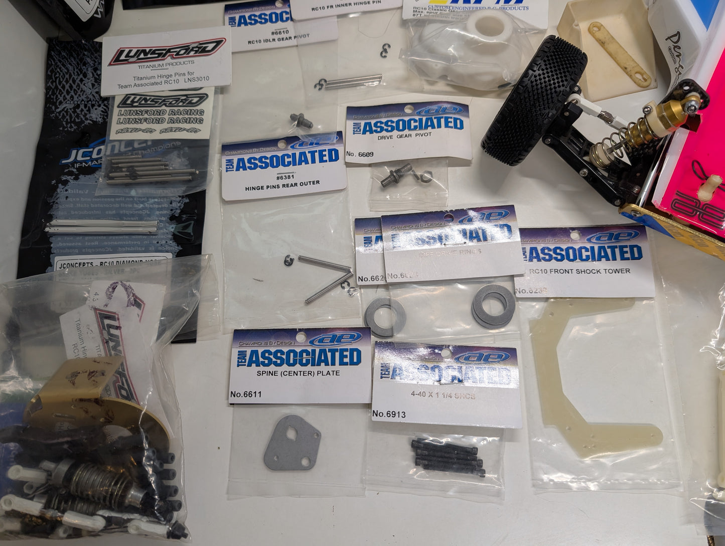 Vintage 1/10 Scale RC Team Associated RC10 A Stamp Gold Pan RC Buggy - Project