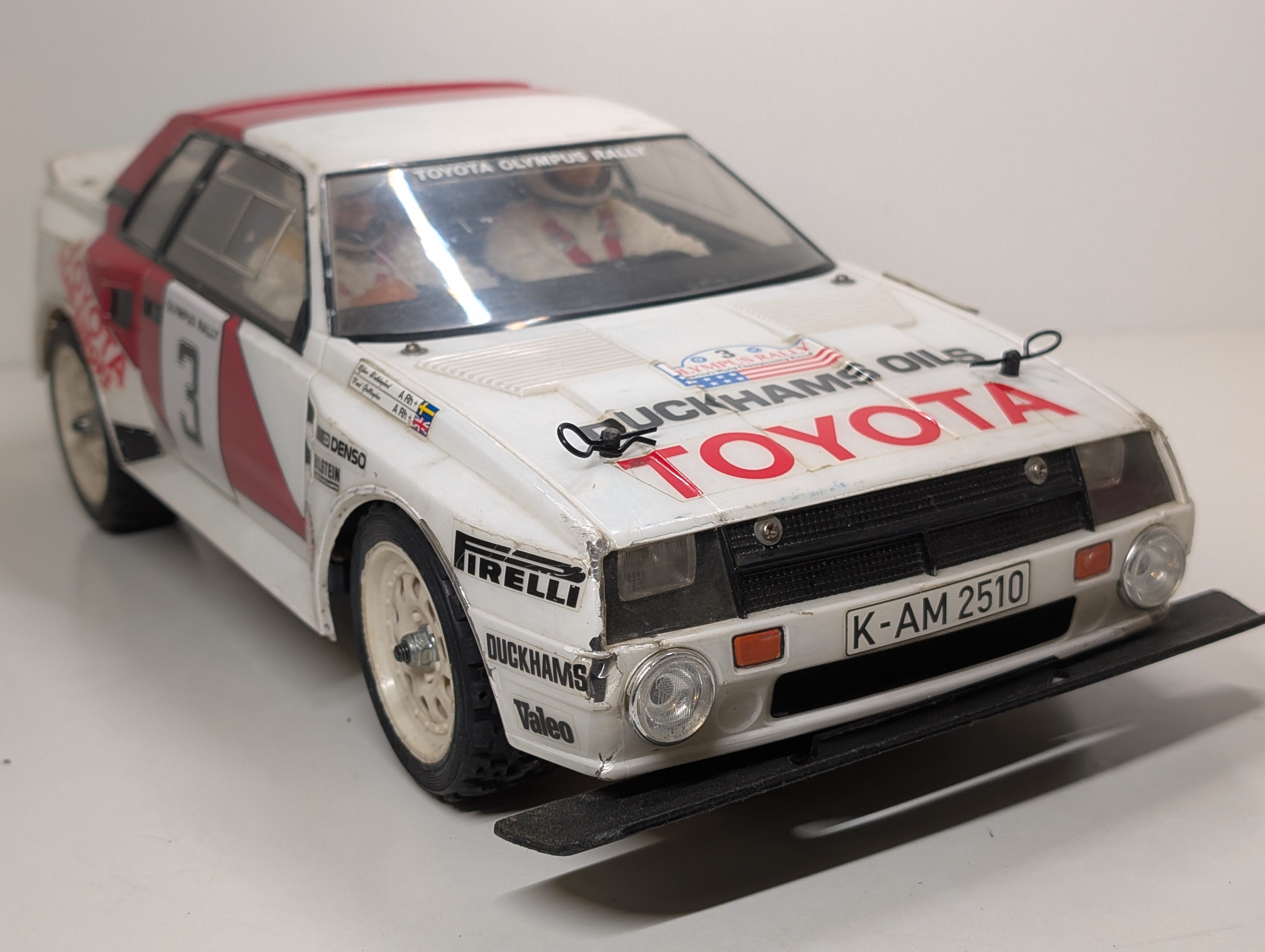 1987 Tamiya 1/10 RC Toyota Celica Gr.B Rally Car 5864 58064 - Very