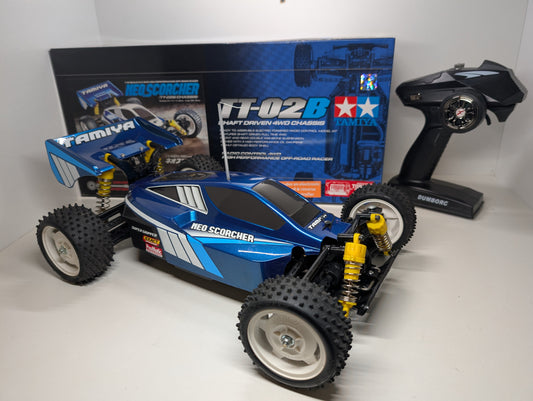 Tamiya 1/10 TT-02B Neo Scorcher 4WD - Yokomo Motor - Kit 58568 - Ready to Run
