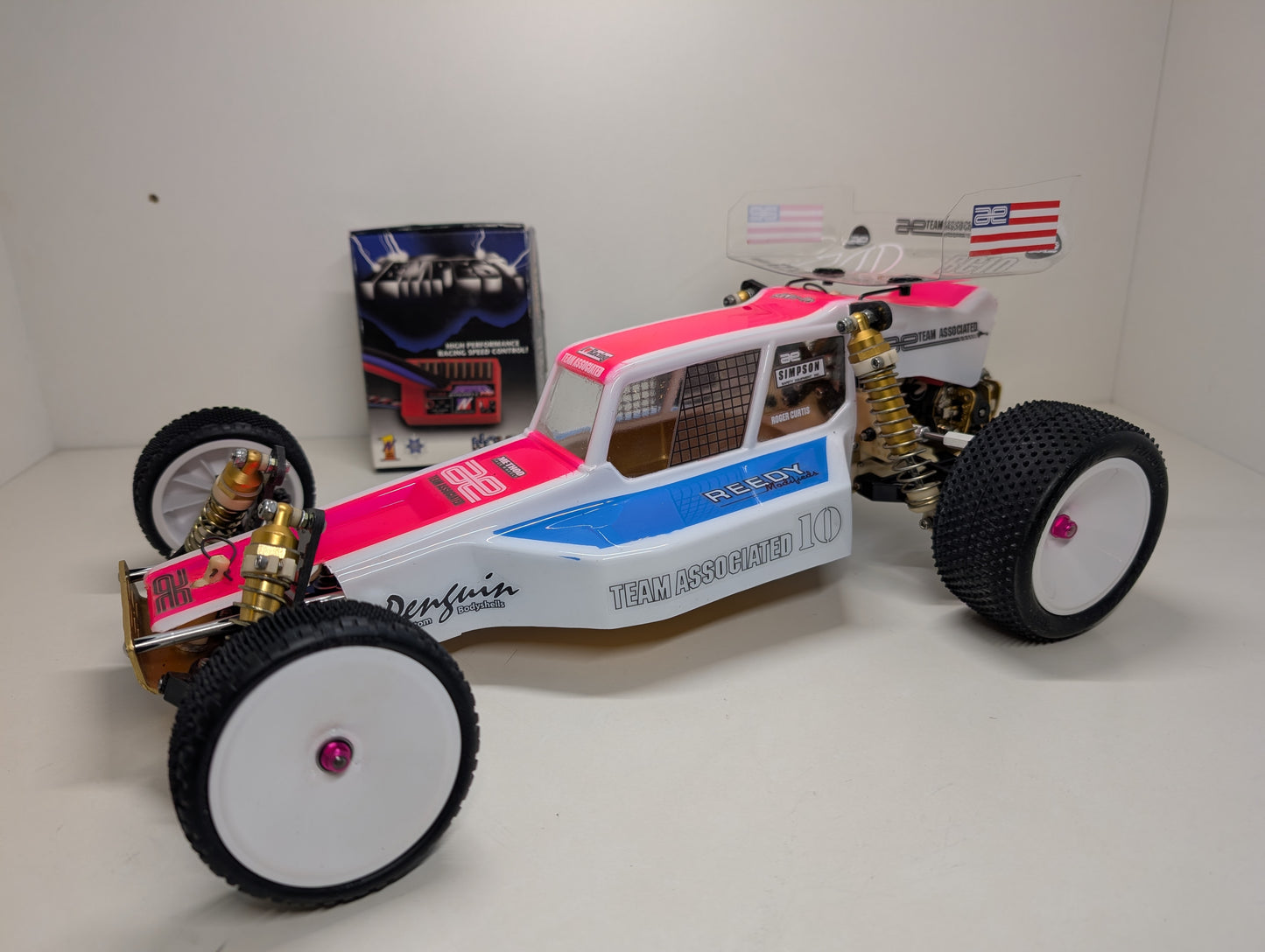 Vintage 1/10 Scale RC Team Associated RC10 A Stamp Gold Pan RC Buggy - Project