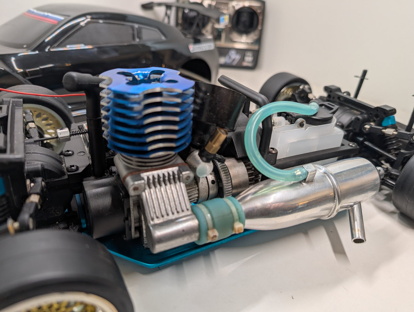 1/10 RC HSP Nissan GT-R Nitro Engined 4wd Radio Controlled Car - RTR