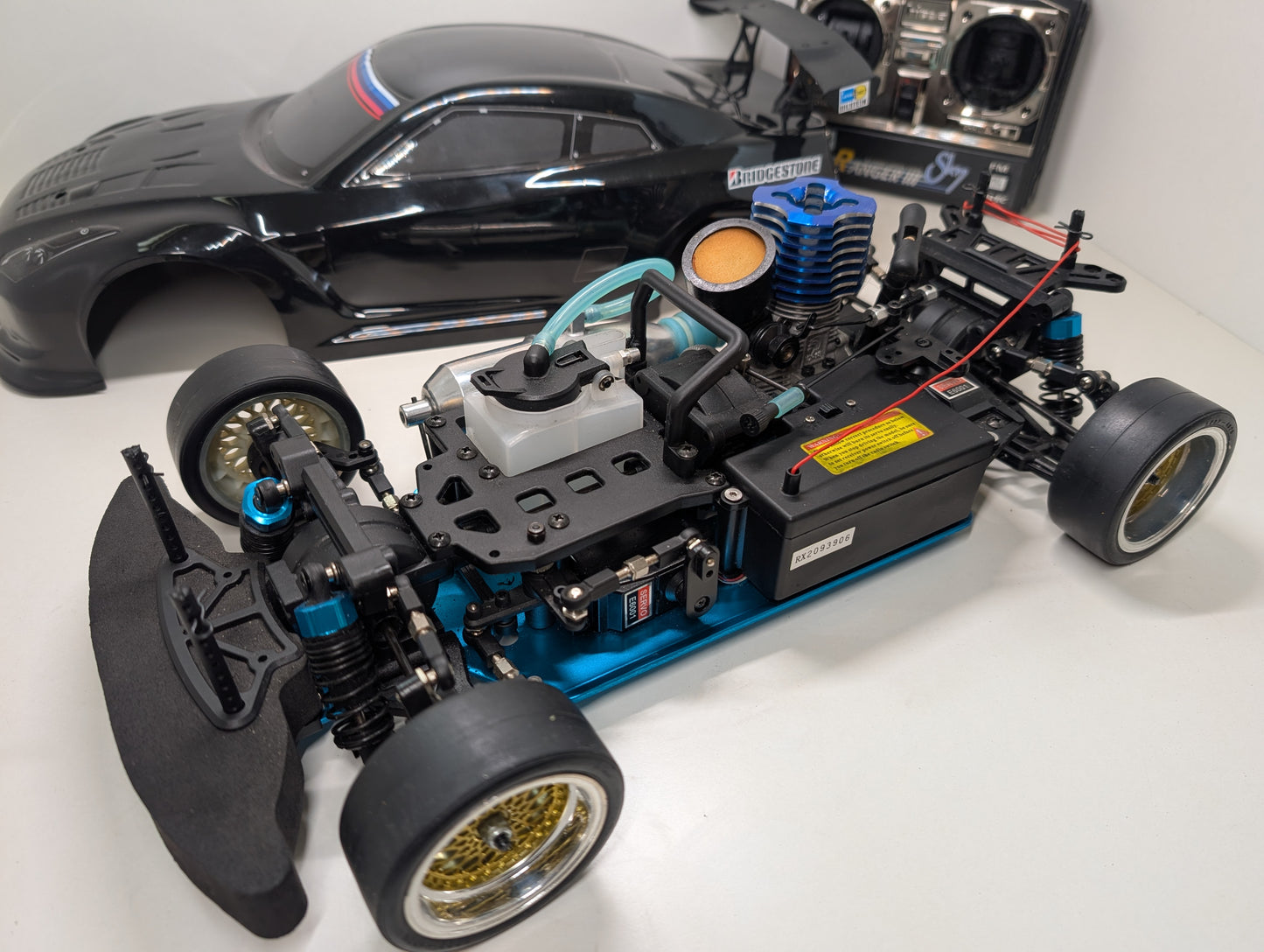 1/10 RC HSP Nissan GT-R Nitro Engined 4wd Radio Controlled Car - RTR