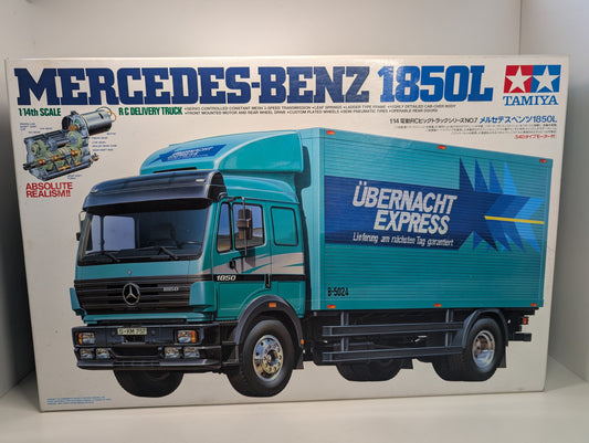 Tamiya 1/14 Mercedes Benz 1850L RC Delivery Truck 56307 - 1996 Rare Kit!