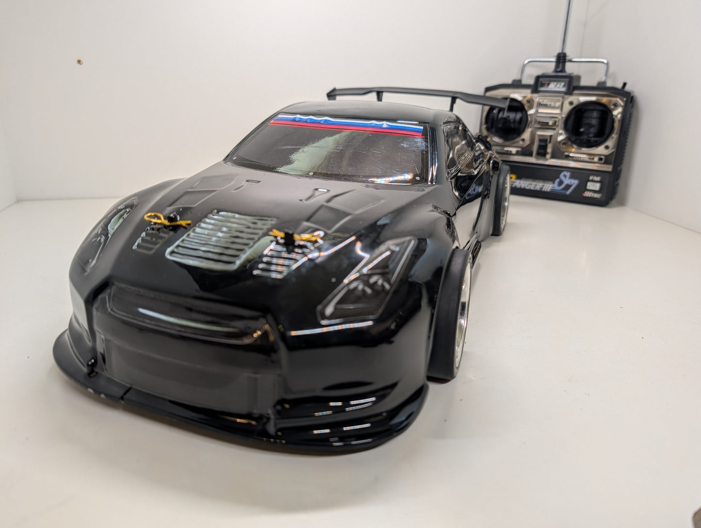 1/10 RC HSP Nissan GT-R Nitro Engined 4wd Radio Controlled Car - RTR