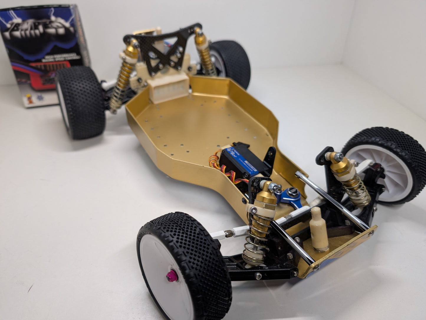 Vintage 1/10 Scale RC Team Associated RC10 A Stamp Gold Pan RC Buggy - Project