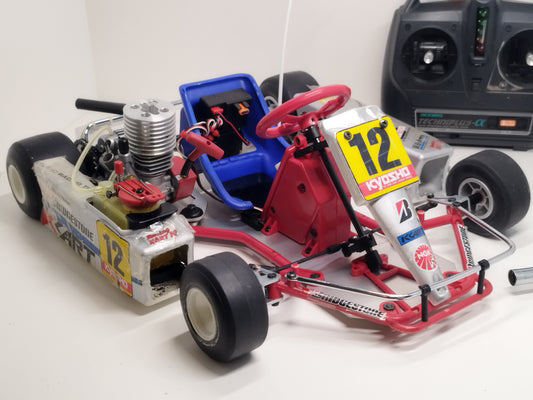 Kyosho 1/5 RC Racing Kart 10 Nitro Engine - Very Rare