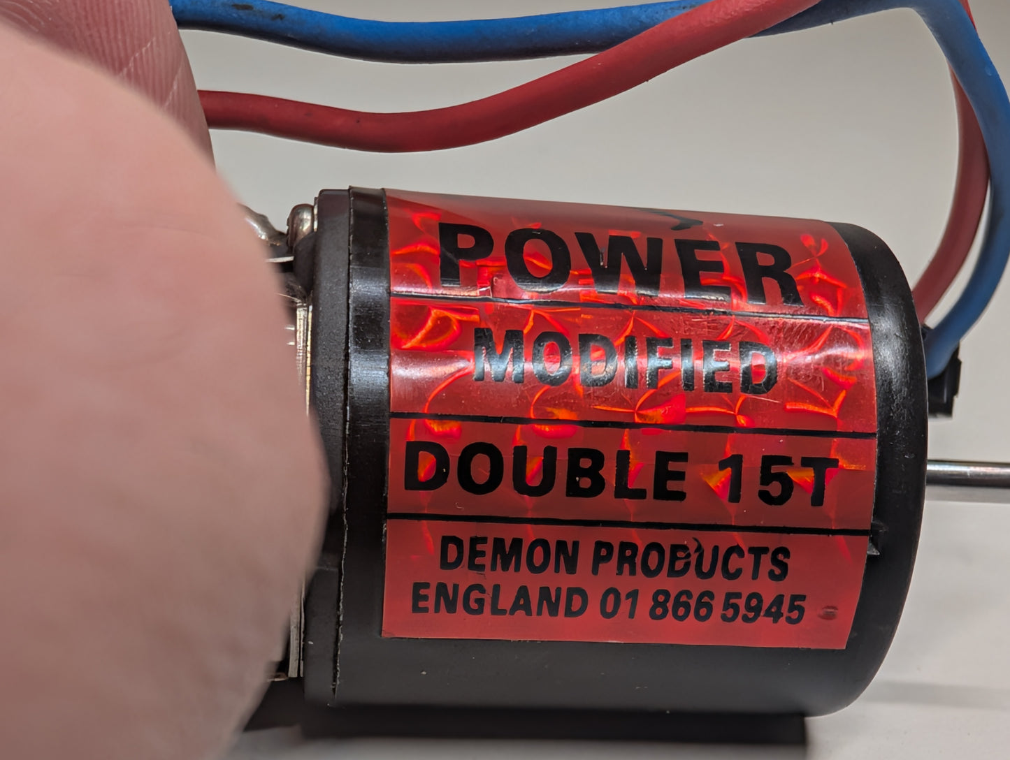 Vintage Demon Products Demon Power Off Road 15 Turn Double Modified Motor for 1/10 RC Racing