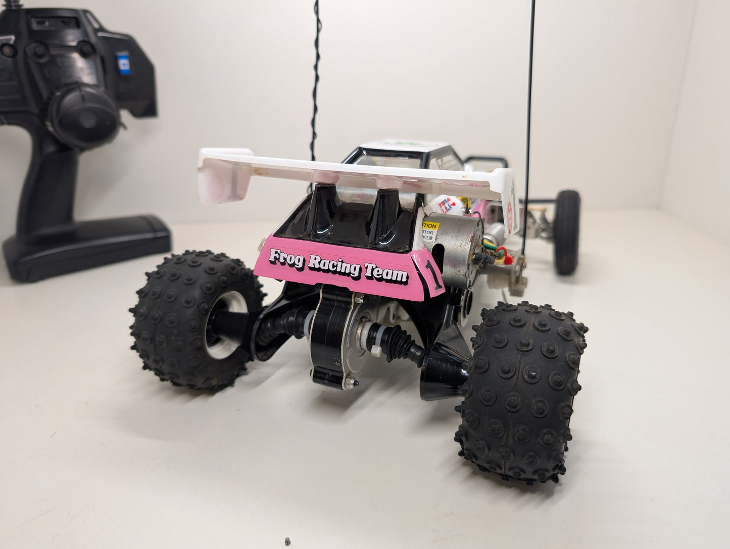 Tamiya 1/10 The Frog RC Buggy with Tamiya ExPec TTU-03 Transmitter
