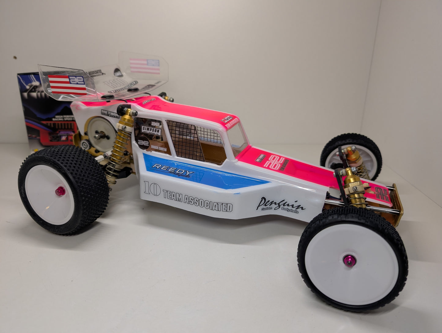 Vintage 1/10 Scale RC Team Associated RC10 A Stamp Gold Pan RC Buggy - Project